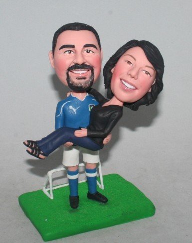 Couple bobbleheads - goalkeeper 1003 Couple bobbleheads - goalkeeper 1003