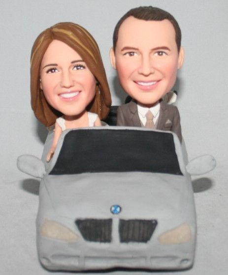 bobblehead cake toppers- Driving 1216 bobblehead cake toppers- Driving 1216