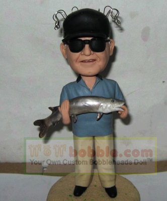 Custom Fishing Bobble heads- 10526