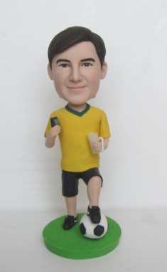 custom football bobblehead - 105485