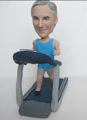 custom treadmill bobblehead - 105486