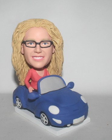 Lady Sitting in car bobbleheads Lady Sitting in car bobbleheads