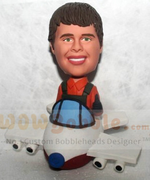Air plain pilot Bobbleheads