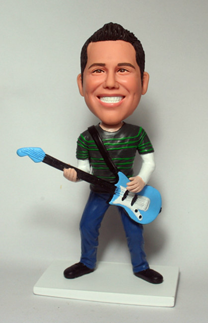 Guitar boy custom bobblehead