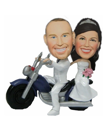 Mortorcycle wedding bobble heads BW53 Mortorcycle wedding bobble heads BW53