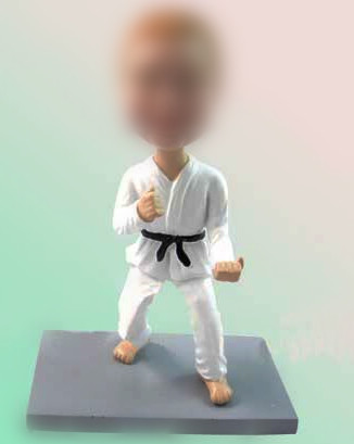 Male Taekwondo Bobblehead D-316