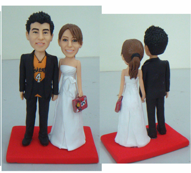 bobblehead cake toppers- L35