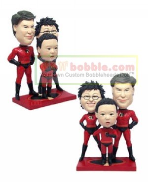 bobble super family- Incredibles- for 3 persons bobble super family- Incredibles- for 3 persons