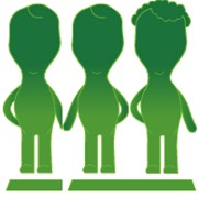 Full body custom bobbleheads for 3 persons