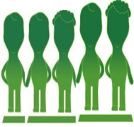 Full body custom bobbleheads for 5 persons