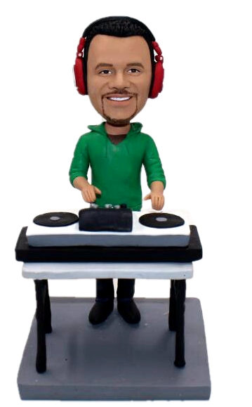 Personalized bobbleheads Custom DJ bobble heads