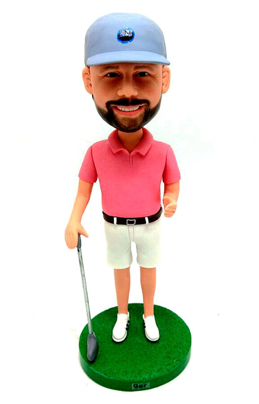 Custom bobblehead golfer bobblehead personalized golf theme