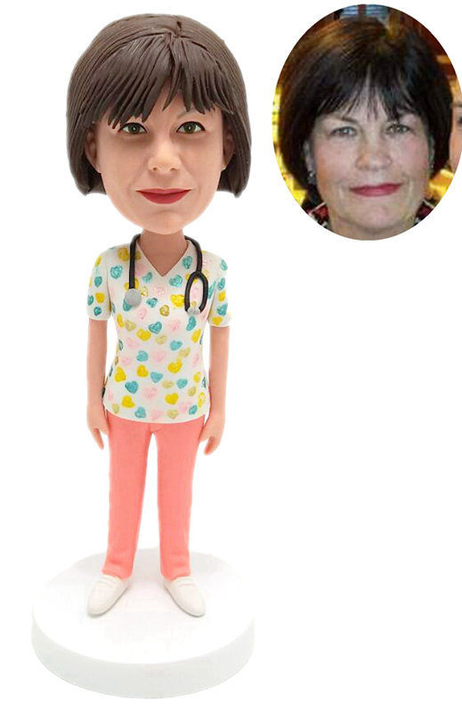 Custom bobblehead personalized nurse bobble head dolls for her