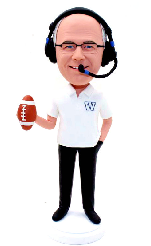 Custom bobbleheads personal football coach bobble head doll   - Click Image to Close
