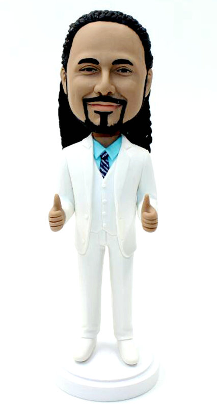 Custom bobblehead made from photos my face bobble dolls  - Click Image to Close
