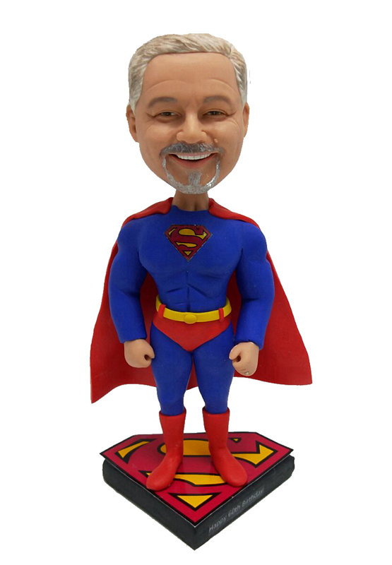 Custom bobbleheads Superman Dad bobbleheads Father's Day