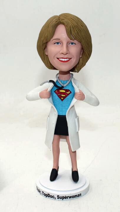Create Your Own Superwoman Doctor Bobbleheads Woman doctor  - Click Image to Close