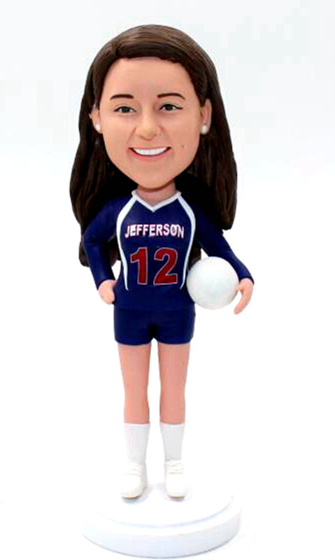 Custom bobblehead volleyball girl bobble heads