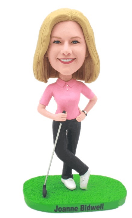Custom Bobbleheads Female Golfer bobble heads doll
