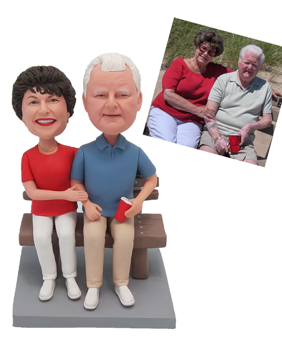 Custom Bobbleheads Personalized Couple Anniversary Gift For Parents