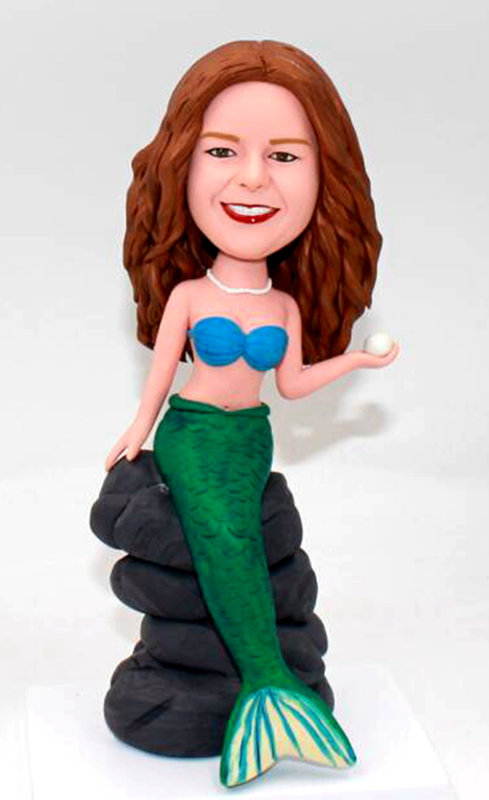 Custom bobbleheads mermaid