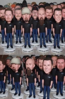 5 Personalized bobbleheads bullk order different faces