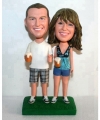 Beer couple bobbleheads