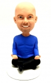Custom bobblehead YOGA Bobble head meditation doll for him