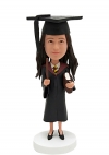 Personalized graduation bobblehead female Harry potter