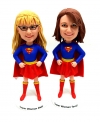 Custom bobbleheads Super woman bobble heads Super Mother gifts