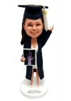 Custom bobbleheads graduate doll for graduation gifts for her
