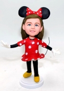 Custom bobblehead doll Disney Minnie