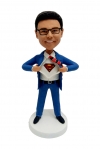 Custom bobbleheads Superman Transform bobbleheads doll gift