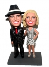 Custom bobbleheads personalized Vintage couple bobble heads doll