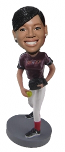 Personalized Bobblehead Softball