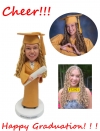 Custom bobbleheads graduate dolls personalized graduation gift