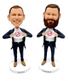 Create Bobbleheads Groomsmen doll gifts best man gifts 1-10 sets