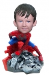 Custom Spider superhero Boy bobblehead