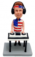 Custom bobble heads personal DJ boobleheads dolls made from photos