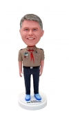 Custom Bobblehead Scout Master bobblehead