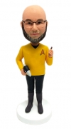 Custom bobblehead Movie character Captain Kirk bobble head doll