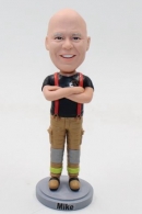 Custom Fireman Bobblehead