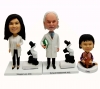 Personalized bobbleheads of scientist&doctor family