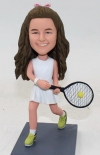 Custom bobblehead tennis girl