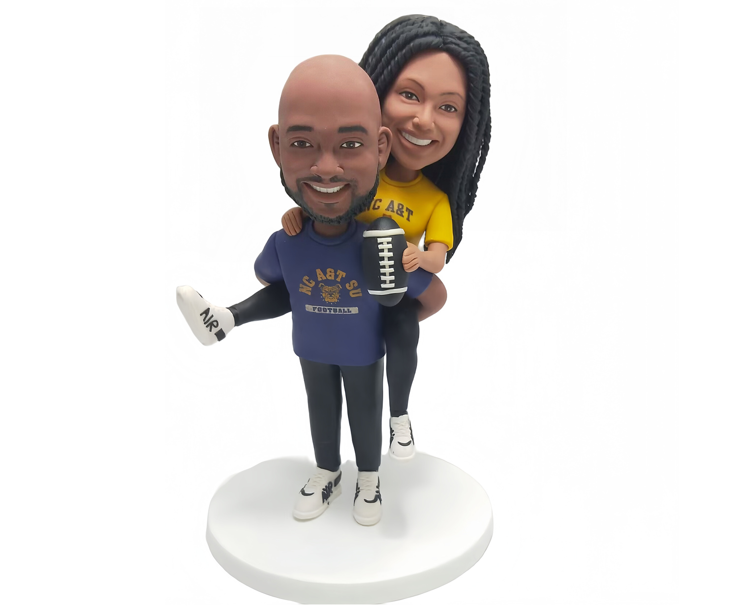 Wedding Bobblehead cake topper