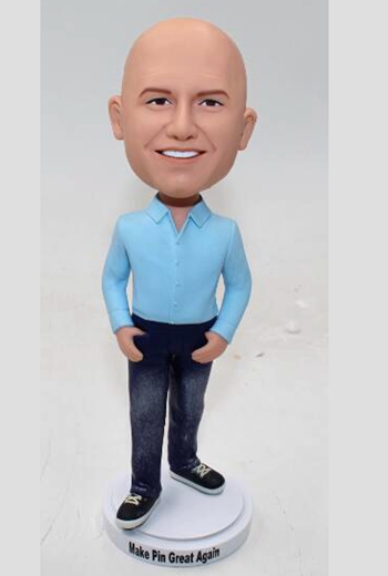 Custom bobblehead  for outstanding staff