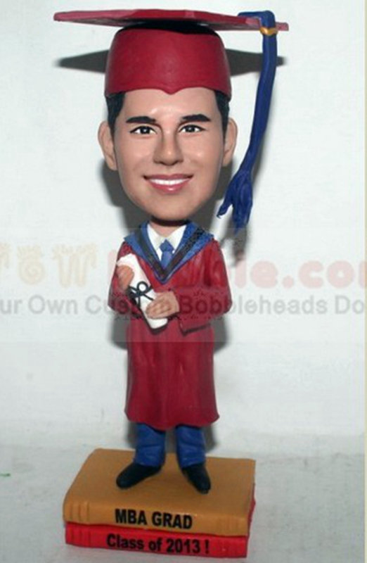 Graduation Custom Bobblehead Dolls Doctoral