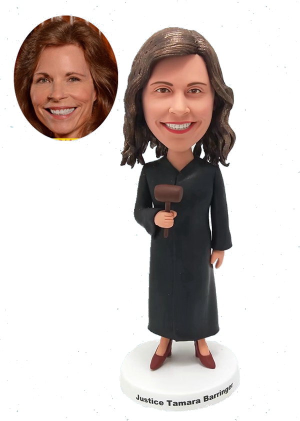 Custom Bobblehead Female judge lawyer