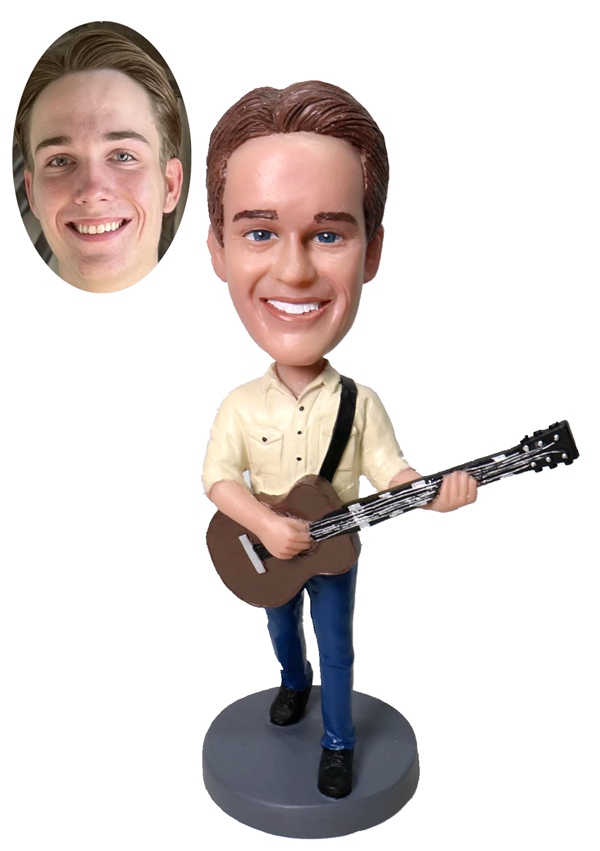 Custom Bobbleheads Guitar Player band Bobble heads