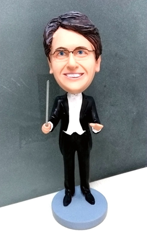 Custom conductor bobblehead music conductor musician bobbleheads